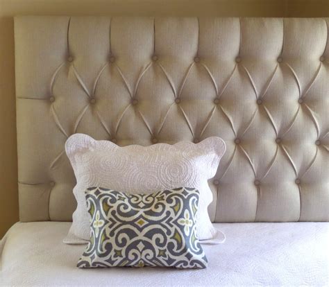 Custom Tufted Upholstered Headboard Wall Mounted Made to