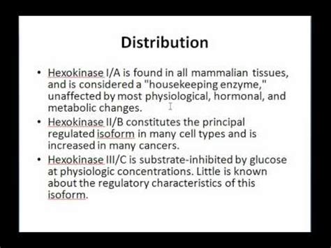 hexokinase isoforms.mp4 - YouTube