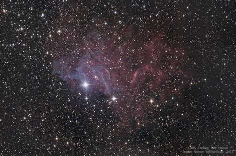 IC405 Flaming Star Nebula - VisibleDark