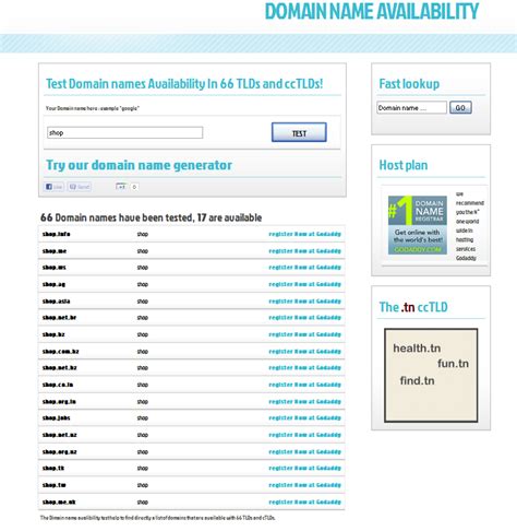 Domain name generator Blog