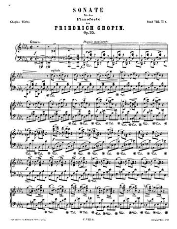 Piano Sonata No.2, Op.35 : Chopin, Frédéric : Free Download, Borrow, and Streaming : Internet ...