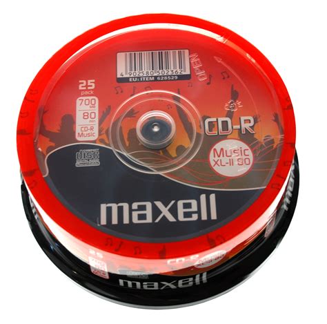 CD-R Music 25 Pack Spindle - Maxell