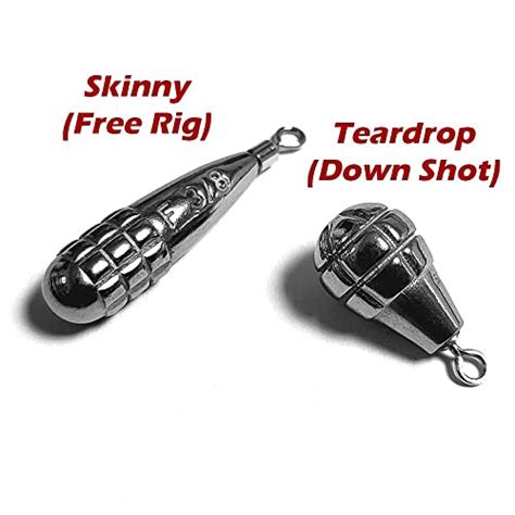 Max Sense Grenade Design Tungsten Drop Shot Fishing Weights, Fishing ...