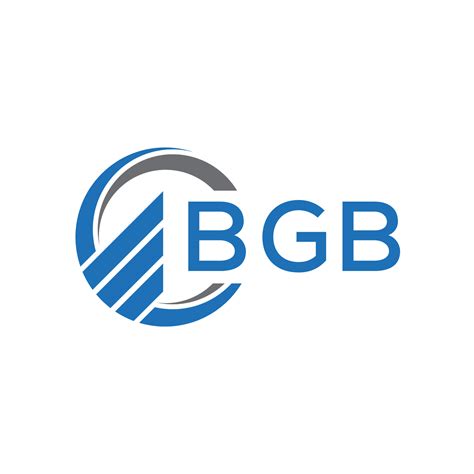 BGB Flat accounting logo design on white background. BGB creative ...