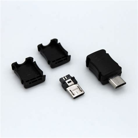 Micro USB-B Connector Male with Case | CPH Electronics