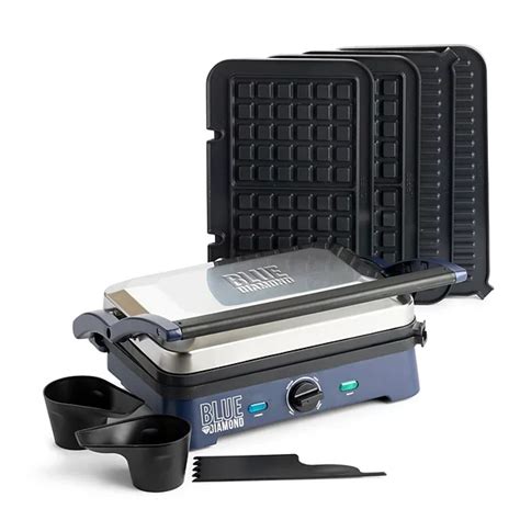 Blue Diamond Ceramic Nonstick Electric Sizzle Griddle with Grill ...