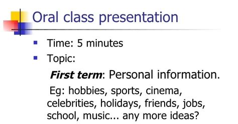 5 Minute Presentation Topics - Best Easy General Theme for Powerpoint ~ Free PowerPoint ...