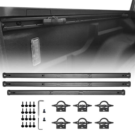 DIMEANI fit for Jeep Gladiator Bed Rails System, Jeep Gladiator Trail Rail System fit for 2020 ...