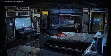 Potemkin: Captain's Quarters | Spaceship interior, Sci fi bedroom ...