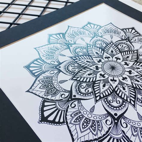 Lotus Mandala Art Print - The Etchings Collection