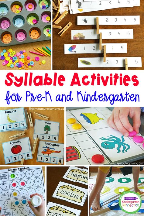 Fun Syllable Activities for Early Readers | LaptrinhX / News