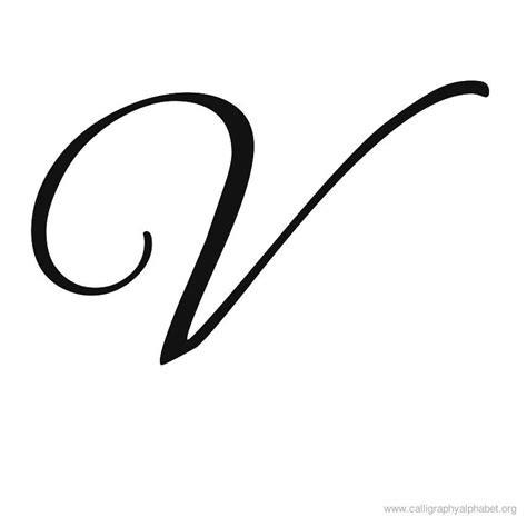 styles of letter v | Calligraphy Alphabet V | Alphabet V Calligraphy Sample Styles ...