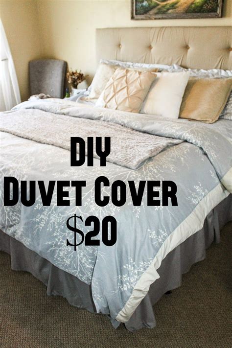 DIY $20 Duvet Cover | Duvet cover diy, Duvet covers, Duvet