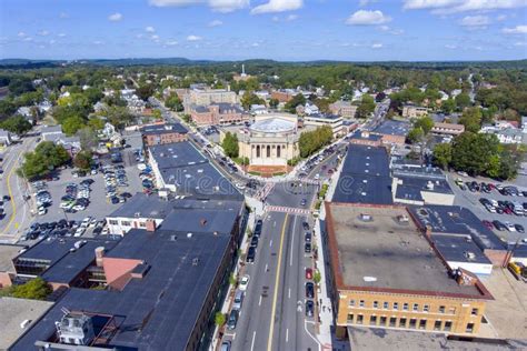 Framingham Old Town Hall, Massachusetts, USA Stock Image - Image of ...