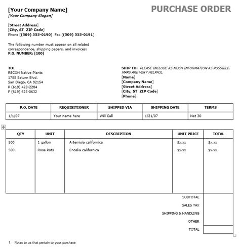 Invoice Summary Template