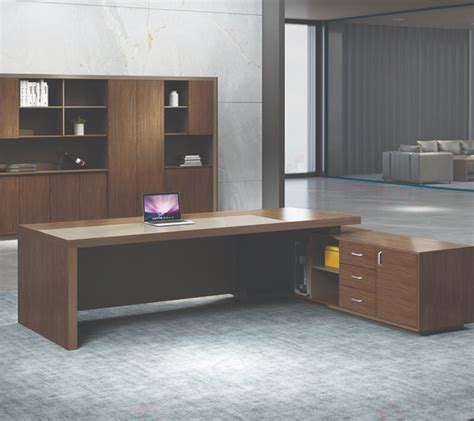 High End Luxury Contemporary Office Executive Desk L Shape CEO Manager Wooden Office Table ...