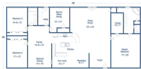 Metal Building Home Floor Plans - Minimal Homes