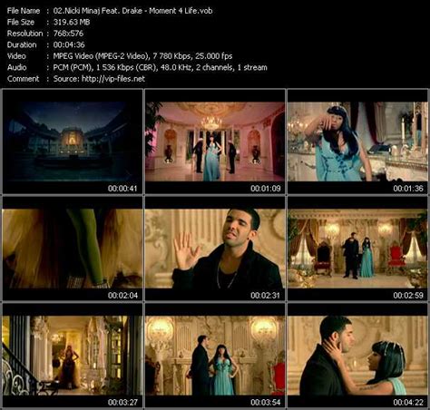 Nicki Minaj Feat. Drake - Moment 4 Life - Download High-Quality Video(VOB)