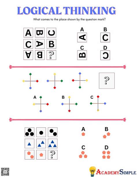 Logical Reasoning For Grade 7 Worksheets