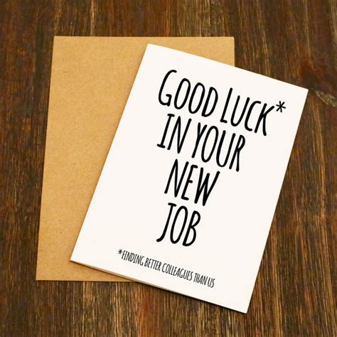 Good Luck At Your New Job Card - inviteswedding