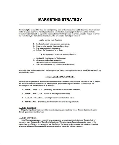 Free 9+ Marketing Strategy Templates In Google Docs | Ms pertaining to Marketing Pl… | Marketing ...