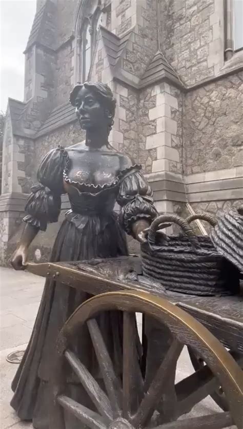 Molly Malone Statue vandalised with black paint : r/ireland