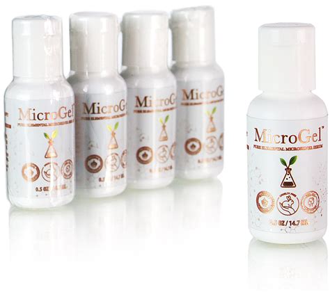 (5 Pack) MicroGel Minis (1/2oz each) | Membrane Post Care Products Inc.