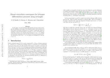 Almost everywhere convergence for Lebesgue differentiation processes along rectangles | Papers ...