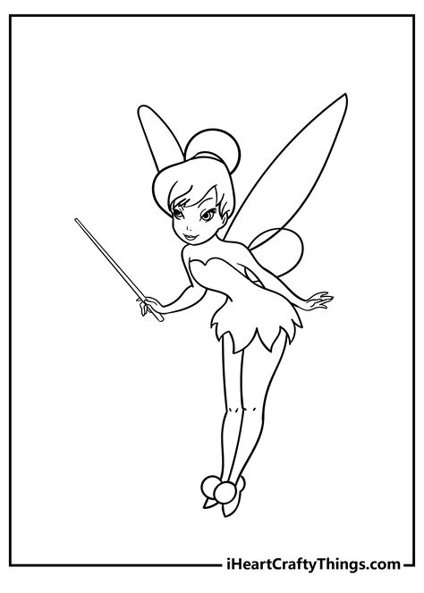 Top 25 Free Printable Tinker Bell Coloring Pages – Themeloader