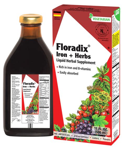 Floradix® Iron + Herbs Liquid Herbal Supplement – FloradixUSA.com