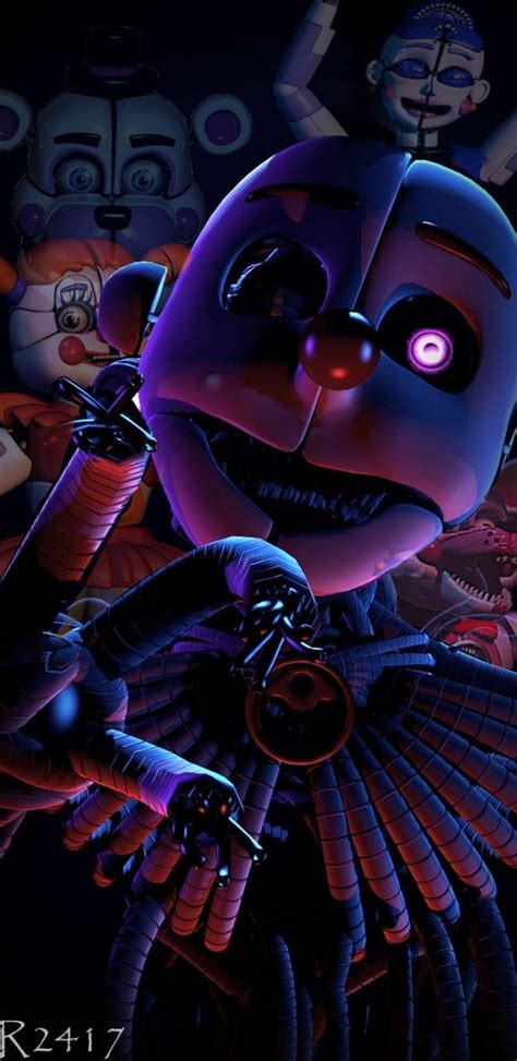 Fnaf Sister Location Phone Background - bmp-cyber