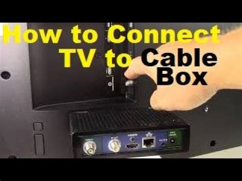 How do you Connect a Cable Box to some TV - Hardware | RDTK.net