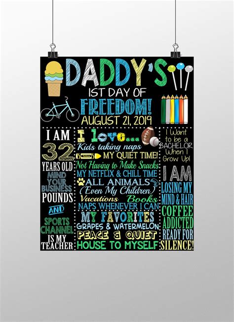 Funny First Day of School Sign for Family Dads First Day of - Etsy