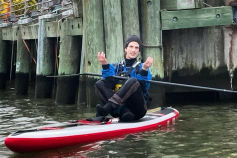 Jack Schlossberg Celebrates Turning 30 with a Nighttime Paddleboard Trip — and a Cupcake