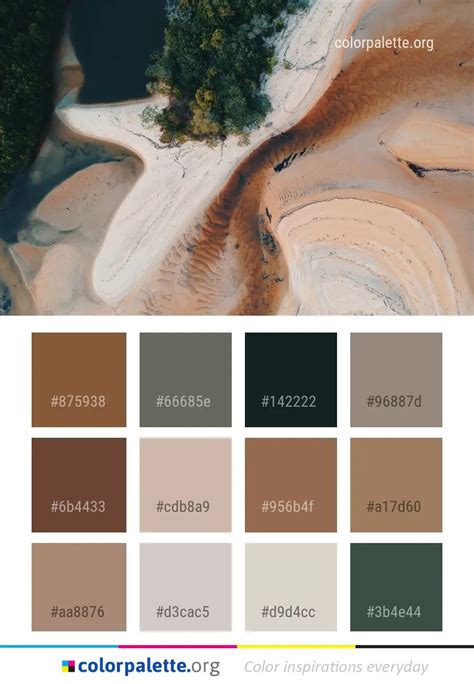 Water Photography Sand Color Palette | colorpalette.org