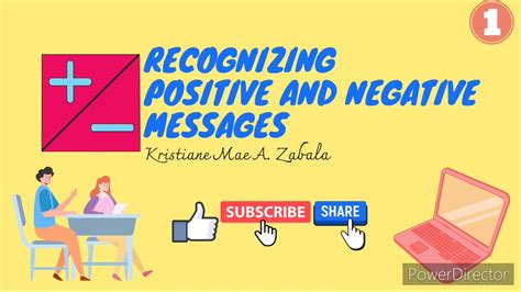 Recognizing Positive and Negative Messages - YouTube