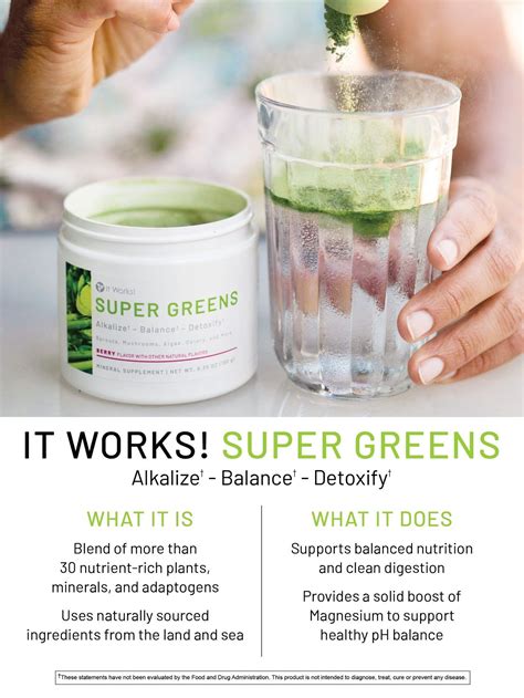 It Works Super Greens & Reds - Grassfed Mama | It works greens, Super greens, It works products