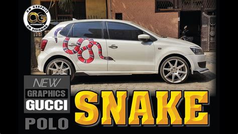 Gucci snake on car | New Graphics Gucci Snake Sticker - YouTube