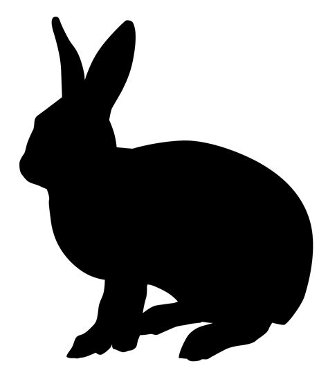 Rabbit Silhouette Clip art - rabbit png download - 2284*2692 - Free Transparent Rabbit png ...