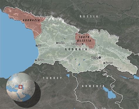 Russian-backed troops 'move disputed border in Georgia' | Daily Mail Online