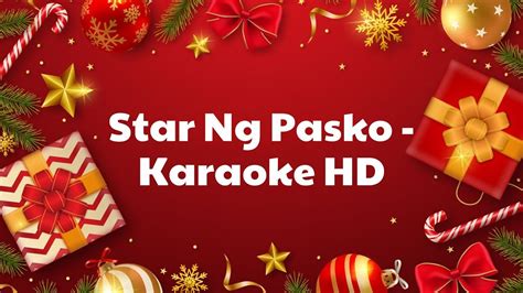 Star Ng Pasko - Karaoke HD - YouTube