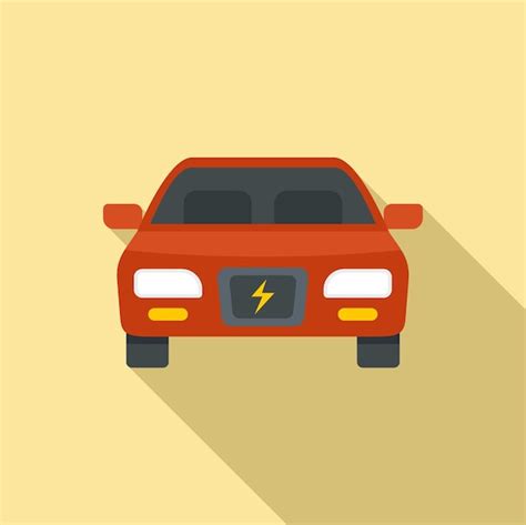 Premium Vector | Modern hybrid car icon flat illustration of modern ...