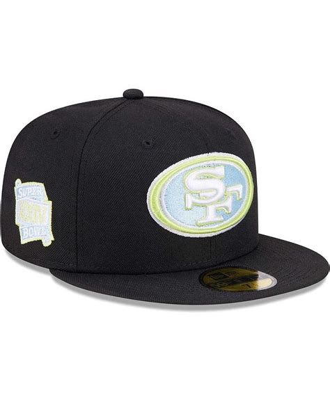 New Era Men's Black San Francisco 49ers Multi 59FIFTY Fitted Hat - Macy's