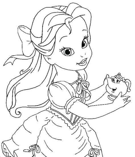 Baby Rapunzel Coloring Pages at GetDrawings | Free download