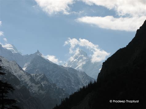 Elevation of Meru Peak, Uttarakhand, India - Topographic Map - Altitude Map