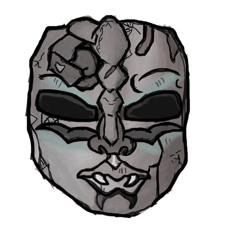 Stone Mask (Jojo's Bizarre Adventure) by HashSlash on DeviantArt