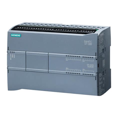 SIEMENS S7-1200 SYSTEM MANUAL Pdf Download | ManuaLib