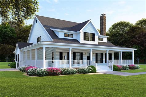 Famous Concept 15+ Country Farmhouse House Plans Porch