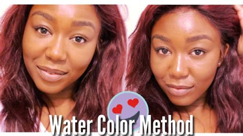 Water Color Method on Black Hair to Dye Hair Red / Burgundy | Fastest Way to Dye Hair - YouTube