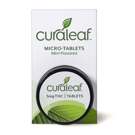 Curaleaf: 20:1 Mint Micro Tablets 30-pack | Leafly